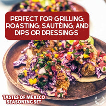 Load image into Gallery viewer, Mexican Seasoning Gift Set - Tastes of Mexico - Artisanal Spice Blends Six Pack Collections &amp; Gift Sets Gustus Vitae