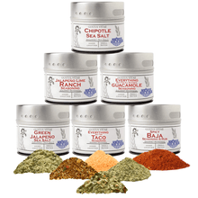 Load image into Gallery viewer, Mexican Seasoning Gift Set - Tastes of Mexico - Artisanal Spice Blends Six Pack Collections &amp; Gift Sets Gustus Vitae