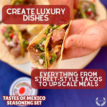 Load image into Gallery viewer, Mexican Seasoning Gift Set - Tastes of Mexico - Artisanal Spice Blends Six Pack Collections &amp; Gift Sets Gustus Vitae