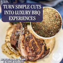 Load image into Gallery viewer, New Zealand Lamb &amp; Game BBQ Rub Bougie BBQ Gustus Vitae