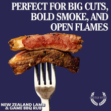 Load image into Gallery viewer, New Zealand Lamb &amp; Game BBQ Rub Bougie BBQ Gustus Vitae