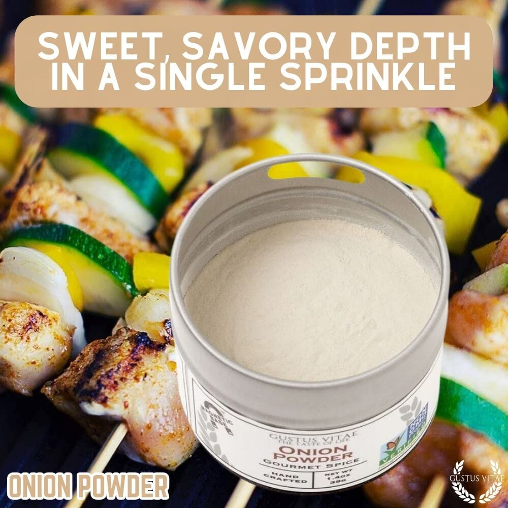 Union Powder Onion Powder | Artisanal Spice Blend | Gustus Vitae