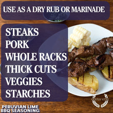 Load image into Gallery viewer, Peruvian Lime BBQ Seasoning | Bougie BBQ Rub Gustus Vitae