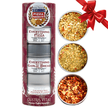 Load image into Gallery viewer, Pizza Night House Favorite Seasonings | Gift Pack Set of 3 Collections &amp; Gift Sets Gustus Vitae