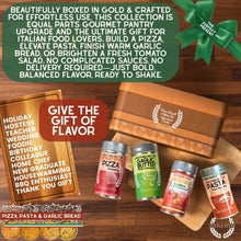 Load image into Gallery viewer, Pizza, Pasta &amp; Garlic Bread Seasonings | Gift Set of 4 Spice Blends Collections &amp; Gift Sets Gustus Vitae