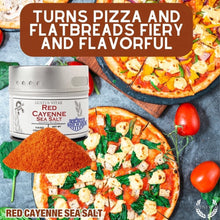 Load image into Gallery viewer, Red Cayenne Sea Salt Gourmet Salts Gustus Vitae