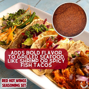 Red Hot Wings Seasoning Set Collections & Gift Sets Gustus Vitae