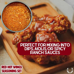 Red Hot Wings Seasoning Set Collections & Gift Sets Gustus Vitae