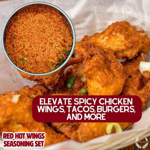 Red Hot Wings Seasoning Set Collections & Gift Sets Gustus Vitae