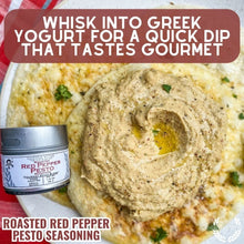 Load image into Gallery viewer, Roasted Red Pepper Pesto Seasoning Gourmet Seasonings Gustus Vitae
