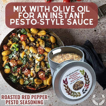 Load image into Gallery viewer, Roasted Red Pepper Pesto Seasoning Gourmet Seasonings Gustus Vitae