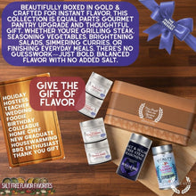 Load image into Gallery viewer, Salt Free Flavor Favorites | Gourmet Seasoning Gift Set | 6 Pack | XL Spices &amp; Magnetic Tins Collections &amp; Gift Sets Gustus Vitae