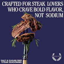 Load image into Gallery viewer, Salt &amp; Sugar Free Steak Seasoning Bougie BBQ Gustus Vitae