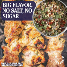Load image into Gallery viewer, Salt &amp; Sugar Free Steak Seasoning Bougie BBQ Gustus Vitae