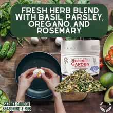 Load image into Gallery viewer, Secret Garden Seasoning &amp; Rub | Gustus Vitae Gourmet Seasonings Gustus Vitae