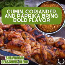 Load image into Gallery viewer, Shawarma Seasoning Blend Gourmet Seasonings Gustus Vitae