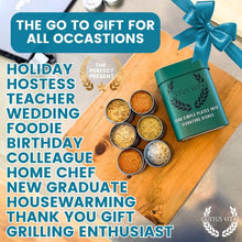 Load image into Gallery viewer, Signature Grilling Seasonings &amp; BBQ Rubs Gift Box | Gift Packaged Seasoning Collection | Set of 6 Collections &amp; Gift Sets Gustus Vitae