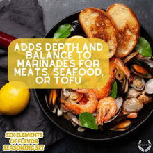 Load image into Gallery viewer, Six Elements Of Flavor Seasoning Set Collections &amp; Gift Sets Gustus Vitae
