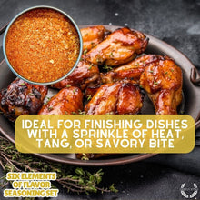 Load image into Gallery viewer, Six Elements Of Flavor Seasoning Set Collections &amp; Gift Sets Gustus Vitae