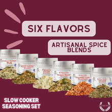 Load image into Gallery viewer, Slow Cooker Seasonings - 6 Spice Blends Gift Set Collections &amp; Gift Sets Gustus Vitae
