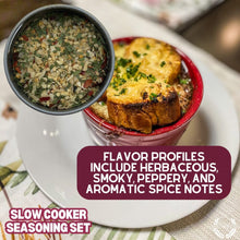 Load image into Gallery viewer, Slow Cooker Seasonings - 6 Spice Blends Gift Set Collections &amp; Gift Sets Gustus Vitae
