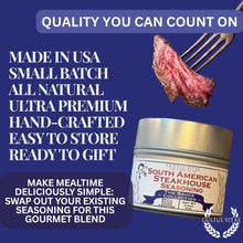 Load image into Gallery viewer, South American Steakhouse Seasoning | Sauce Collection Seasonings Gustus Vitae