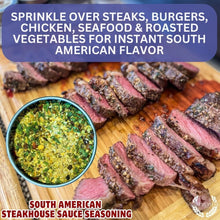 Load image into Gallery viewer, South American Steakhouse Seasoning | Sauce Collection Seasonings Gustus Vitae