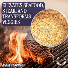 Load image into Gallery viewer, South Pacific Pineapple BBQ Rub &amp; Seasoning Bougie BBQ Gustus Vitae