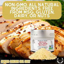 Load image into Gallery viewer, Spiced Golden Sea Salt Gourmet Salts Gustus Vitae