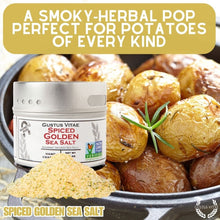 Load image into Gallery viewer, Spiced Golden Sea Salt Gourmet Salts Gustus Vitae