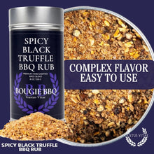Load image into Gallery viewer, Spicy Black Truffle BBQ Rub Bougie BBQ Gustus Vitae