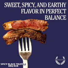 Load image into Gallery viewer, Spicy Black Truffle BBQ Rub Bougie BBQ Gustus Vitae