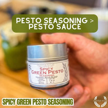 Load image into Gallery viewer, Spicy Green Pesto Seasoning Gourmet Seasonings Gustus Vitae