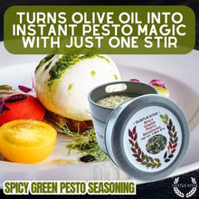 Load image into Gallery viewer, Spicy Green Pesto Seasoning Gourmet Seasonings Gustus Vitae