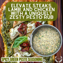 Load image into Gallery viewer, Spicy Green Pesto Seasoning Gourmet Seasonings Gustus Vitae
