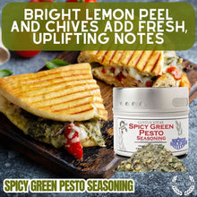 Load image into Gallery viewer, Spicy Green Pesto Seasoning Gourmet Seasonings Gustus Vitae