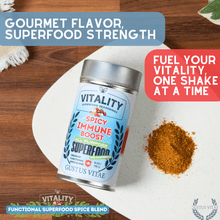 Load image into Gallery viewer, Spicy Immune Boost Superfood Seasoning | All Purpose Vitality Blend Gustus Vitae