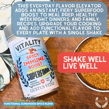 Load image into Gallery viewer, Spicy Immune Boost Superfood Seasoning | All Purpose Vitality Blend Gustus Vitae