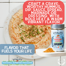 Load image into Gallery viewer, Spicy Immune Boost Superfood Seasoning | All Purpose Vitality Blend Gustus Vitae