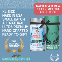 Load image into Gallery viewer, Spicy Immune Boost Superfood Seasoning | All Purpose Vitality Blend Gustus Vitae
