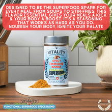 Load image into Gallery viewer, Spicy Immune Boost Superfood Seasoning | All Purpose Vitality Blend Gustus Vitae