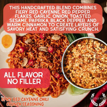 Load image into Gallery viewer, Spicy Red Cayenne Chili Crunch Seasoning Gustus Vitae