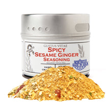 Load image into Gallery viewer, Spicy Sesame Ginger Seasoning Gourmet Seasonings Gustus Vitae