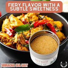 Load image into Gallery viewer, Sriracha Sea Salt Gourmet Salts Gustus Vitae