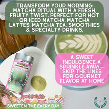Load image into Gallery viewer, Strawberry Lemon Matcha Sugar | Sweet Delights Gourmet Sugar, Matcha &amp; Spice Gustus Vitae