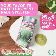 Load image into Gallery viewer, Strawberry Lemon Matcha Sugar | Sweet Delights Gourmet Sugar, Matcha &amp; Spice Gustus Vitae