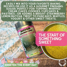 Load image into Gallery viewer, Strawberry Lemon Matcha Sugar | Sweet Delights Gourmet Sugar, Matcha &amp; Spice Gustus Vitae