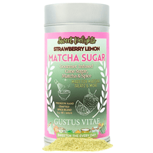 Load image into Gallery viewer, Strawberry Lemon Matcha Sugar | Sweet Delights Gourmet Sugar, Matcha &amp; Spice Gustus Vitae