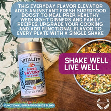 Load image into Gallery viewer, Super Savory Salt-Free Superfood Seasoning | All Purpose Vitality Blend Gustus Vitae