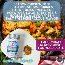 Load image into Gallery viewer, Super Savory Salt-Free Superfood Seasoning | All Purpose Vitality Blend Gustus Vitae